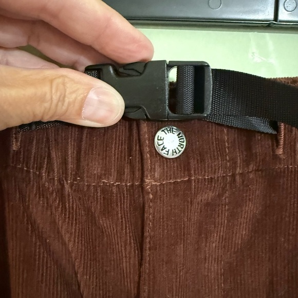 NEW North Face women corduroy, easy pants, dark oak size XL wide leg cropped - Picture 4 of 13